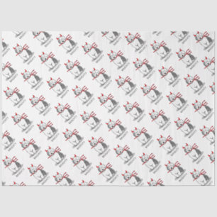 Naughty Devil Old English Sheepdog (Grey 1) Tissue Paper