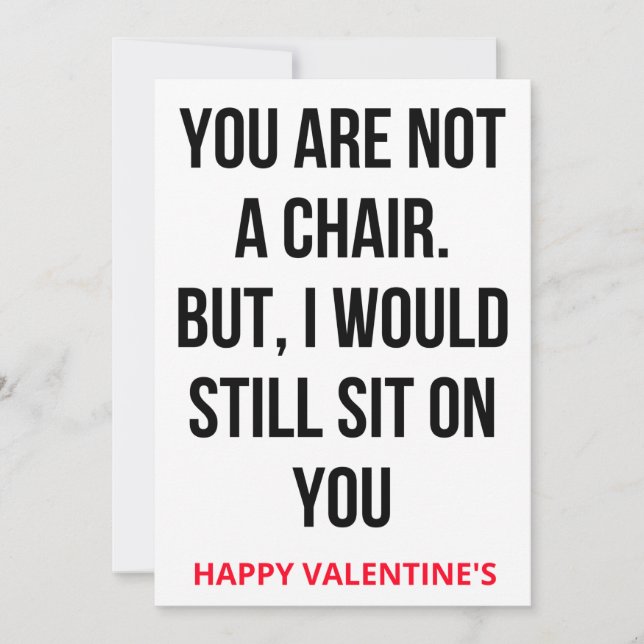 Naughty Dirty Valentine's day card (Front)