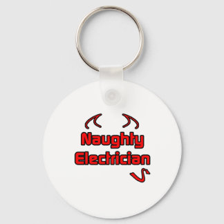 Naughty Electrician Key Ring