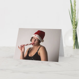 Naughty Elf Holiday Card