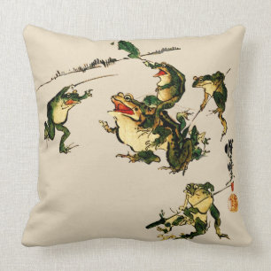 Naughty Frogs Cushion