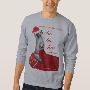 Naughty Fun Novelty Mens Christmas Jumper Sweater