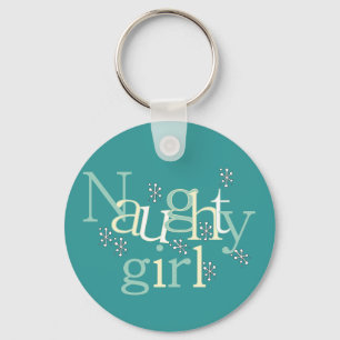 Naughty Girl Tshirts and Gifts Key Ring