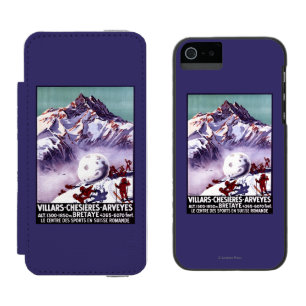 Naughty Gnomes Making Giant Snowball Poster Incipio Watson™ iPhone 5 Wallet Case