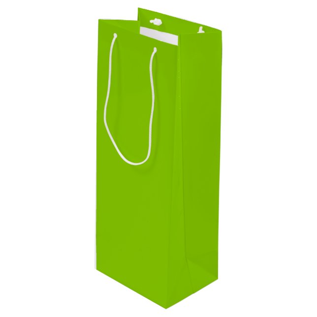 Naughty Green CUSTOMIZABLE Wine Bags (Front Angled)