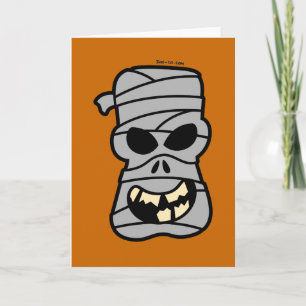 Naughty Halloween Mummy Card