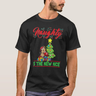 Naughty Is The New Nice Christmas Santa Xmas_12 T-Shirt