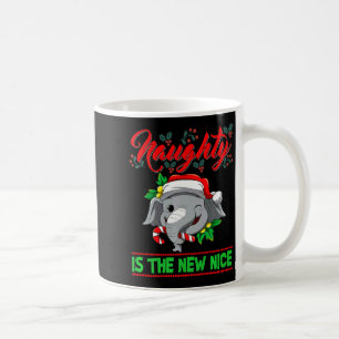 Naughty Is The New Nice Christmas Santa Xmas Premi Coffee Mug
