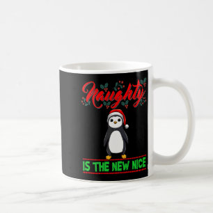 Naughty Is The New Nice Christmas Santa Xmas Premi Coffee Mug