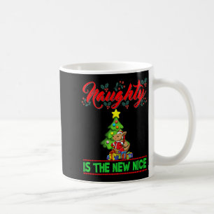 Naughty Is The New Nice Christmas Santa Xmas Premi Coffee Mug