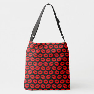 Naughty Kissy Lips Crossbody Bag