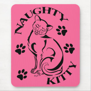 Naughty Kitty Mousepad