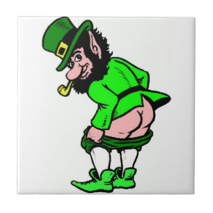 Naughty Leprechaun Tile