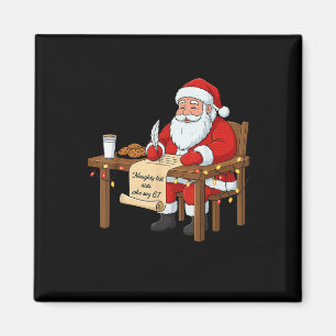 Naughty List Aids Say 67 Christmas Meme Magnet