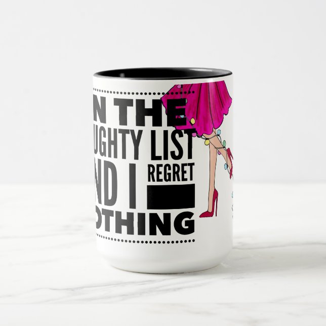 Naughty List Christmas Mug (Center)