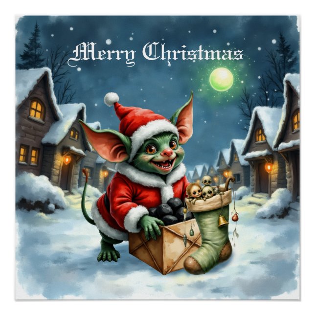 Naughty List Delivery: The Goblin Clause Chronicle Poster (Front)
