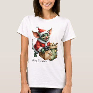 Naughty List Delivery: The Goblin Clause Chronicle T-Shirt