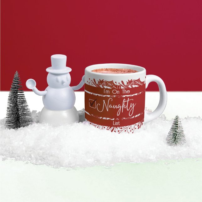 Naughty List Festive and Playful Christmas Mug (Creator Uploaded)