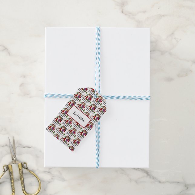 Naughty List Gift Tags (With Twine)