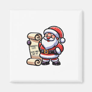 Naughty List Kids Who Say 67 Funny Meme 6 7 Christ Magnet