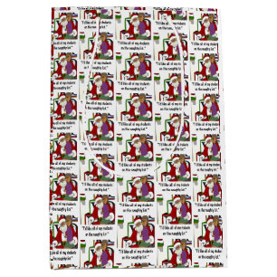 Naughty List Medium Gift Bag