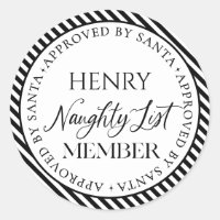 Naughty List Member Approved By Santa Christmas