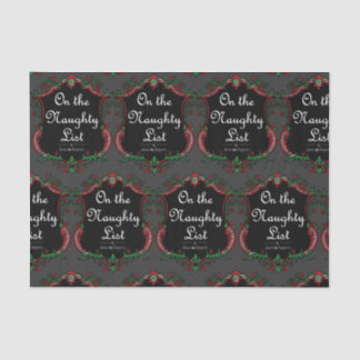 Naughty List Tissue Paper