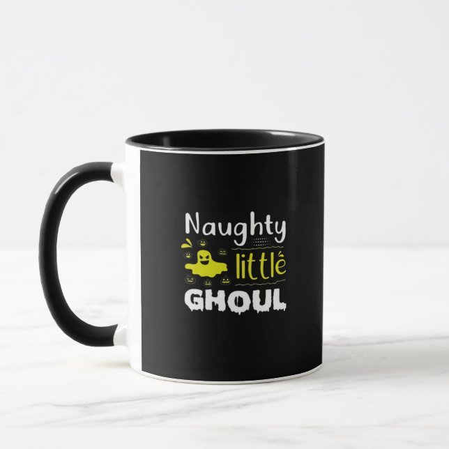 Naughty Little Ghoul Mug (Left)