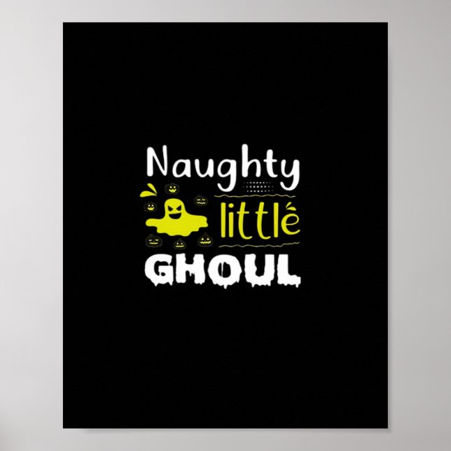 Naughty Little Ghoul Poster (Front)