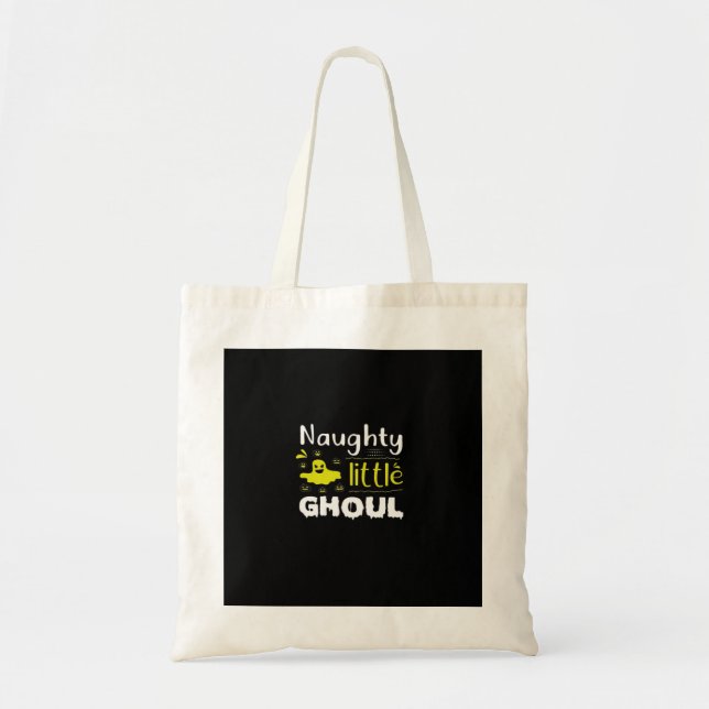 Naughty Little Ghoul Tote Bag (Front)