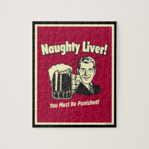 Naughty Liver: You Must Be Punished Jigsaw Puzzle