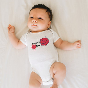 Naughty Monster Baby Bodysuit