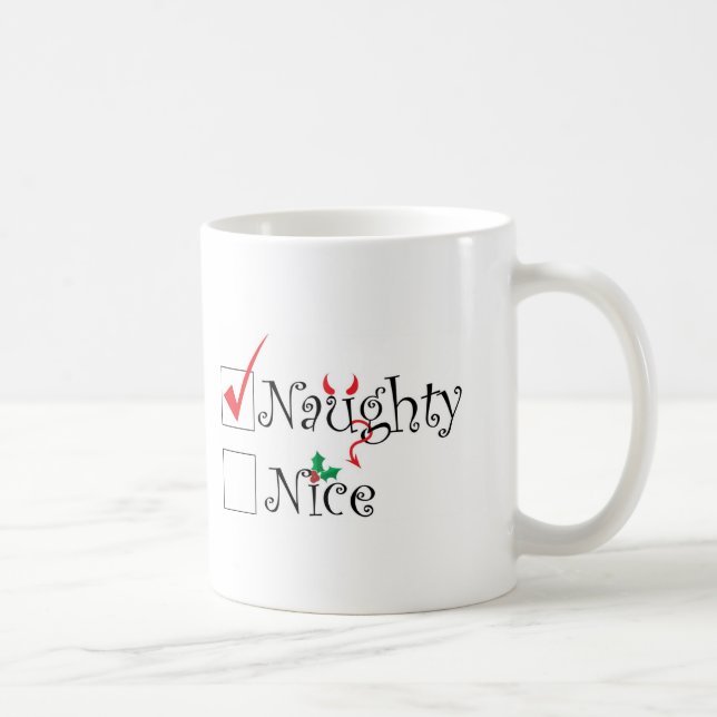 Naughty Nice Coffee Mug (Right)