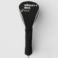 Naughty Nice Gay Rainbow Pride LGBT Christmas Gift