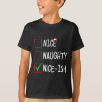 Naughty Nice-ish Christmas List Santa Claus Premiu