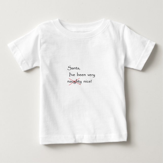 "Naughty/Nice"  Shirt (Front)