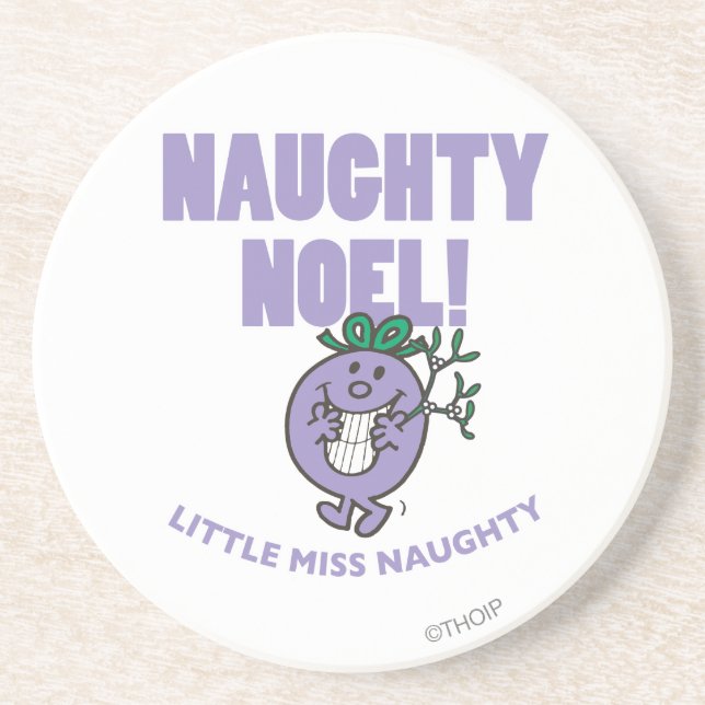 Naughty Noel! Coaster (Front)