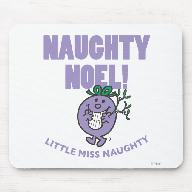 Naughty Noel! Mouse Pad (Front)