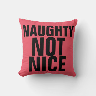 NAUGHTY NOT NICE CHRISTMAS PILLOWS