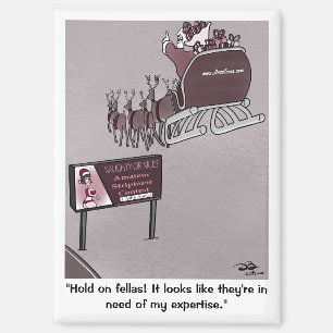 Naughty Or Nice Holiday Magnet