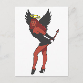 NAUGHTY OR NICE HOLIDAY POSTCARD