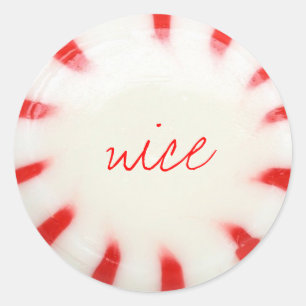 naughty or nice holiday sticker