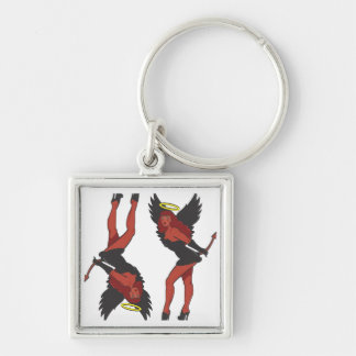 NAUGHTY OR NICE KEY RING