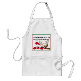 Naughty or Nice List Standard Apron