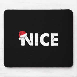 Naughty Or Nice Matching Christmas Mouse Pad