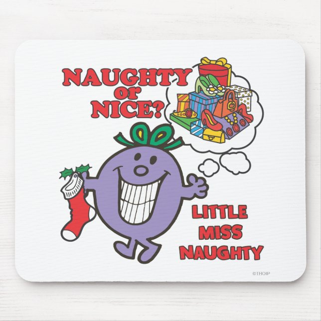 Naughty Or Nice? Mouse Pad (Front)