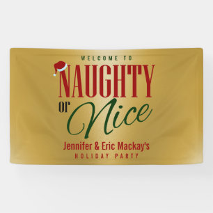 Naughty or Nice Party Banner