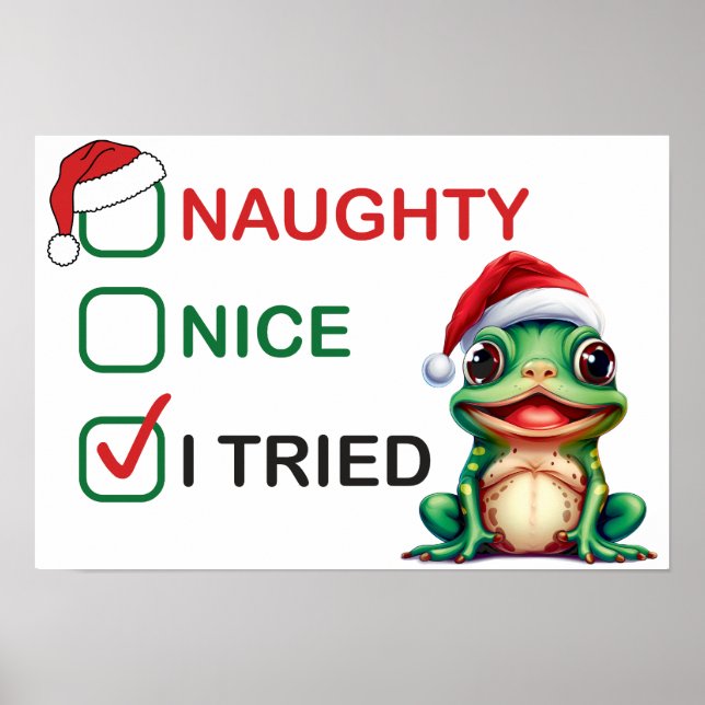 Naughty or Nice Poster (Front)