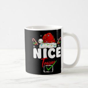 Naughty Or Nice Team Matching Christmas Pajama Men Coffee Mug