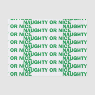 Naughty Or Nice Tissue Paper